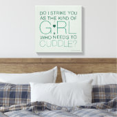 Pfeil | Welche Art von Mädchen muss gequetscht wer Leinwanddruck (Insitu (Schlafzimmer))