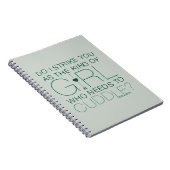 Pfeil | Welche Art von Mädchen muss gequetscht wer Notizblock (Rechte Seite)