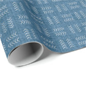 Pfeile auf azurblauer Leinwand Geschenkpapier (Rolleneckpunkt)