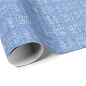 Pfeile auf Little Boy Blue Leinen Geschenkpapier (Rolleneckpunkt)