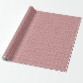 Pfeile auf rosa Leinen Geschenkpapier (Ungerollt)