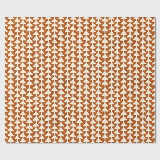 Pfeile auf Terracotta-Wrapping Paper Geschenkpapier (Flach)