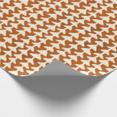 Pfeile auf Terracotta-Wrapping Paper Geschenkpapier (Ecke)