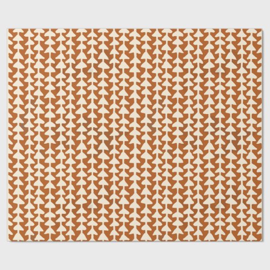 Pfeile auf Terracotta-Wrapping Paper Geschenkpapier (Saum)