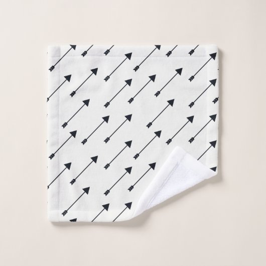 Pfeile Badhandtuch Set (Waschlappen)