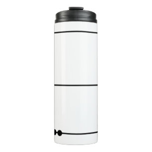 Pfeile boho Stamm Goldfolie Thermosbecher