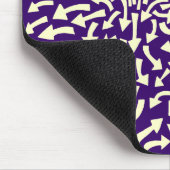 Pfeile - Cream on Deep Lila 330066 Mousepad (Ecke)