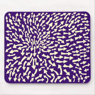 Pfeile - Cream on Deep Lila 330066 Mousepad