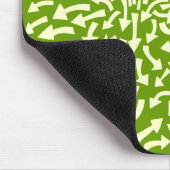 Pfeile - Creme auf Grün 669900 Mousepad (Ecke)