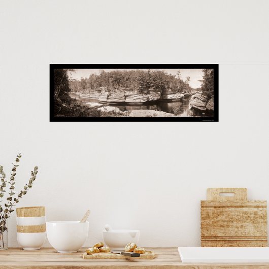 Pfeile des Fotos WI Dells 1900 Poster (Küche)