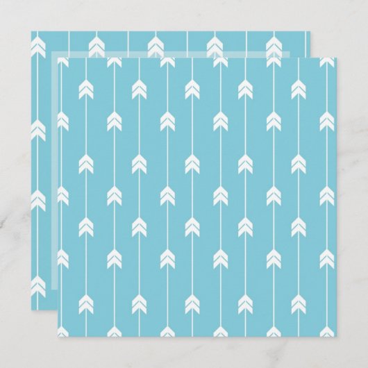 Pfeile Einladung (Vorne/Hinten)