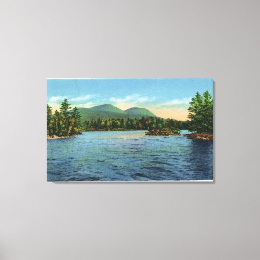 Pfeile Eintritt, Zunge und fünf Kilometer Leinwanddruck (Vorderseite)