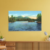 Pfeile Eintritt, Zunge und fünf Kilometer Leinwanddruck (Insitu (Wohnzimmer))