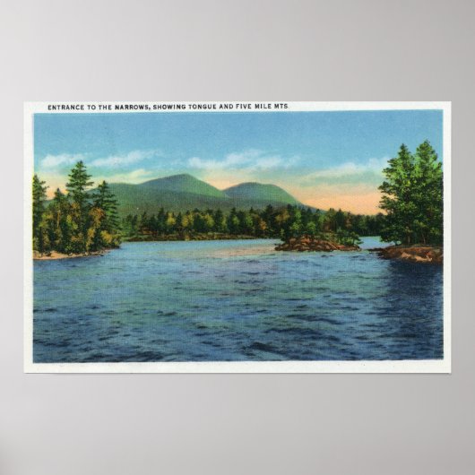 Pfeile Eintritt, Zunge und fünf Kilometer Poster (Vorne)