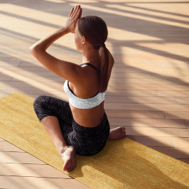 Pfeile gelb yogamatte