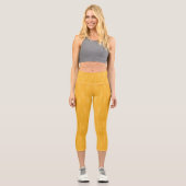 Pfeile Gelbe Capri-Leggings Capri Leggings (Vorderseite)