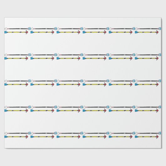 Pfeile Geschenkpapier (Flach)
