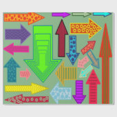 Pfeile Geschenkpapier (Flach)