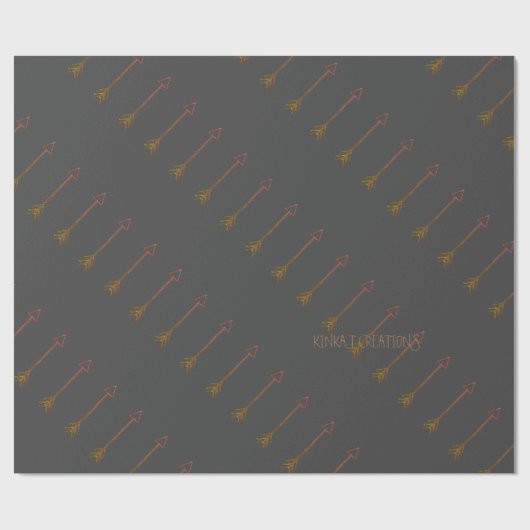 Pfeile Geschenkpapier (Flach)