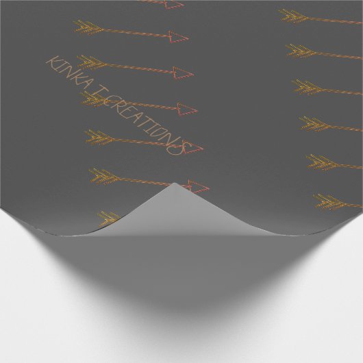 Pfeile Geschenkpapier (Ecke)