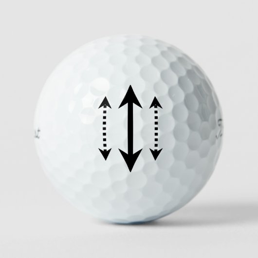 Pfeile Golfball (Vorderseite)