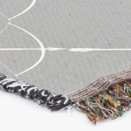 Pfeile Grau-Weiß-Muster Decke (Ecke)