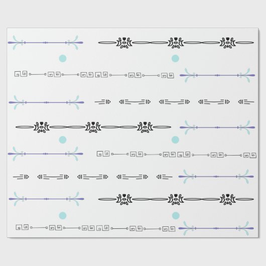 Pfeile Grenzen Geschenkpapier (Flach)