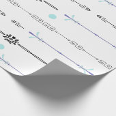 Pfeile Grenzen Geschenkpapier (Ecke)