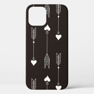 Pfeile, Herzen, abstraktes Vintage-Muster. Case-Mate iPhone Hülle