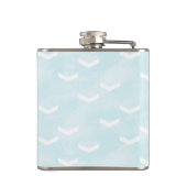 "Pfeile im Himmel" Flasche Flachmann (Rückseite)