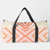 Pfeile in Rosa, Orange und Creme Duffle Bag (Vorderseite)