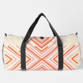 Pfeile in Rosa, Orange und Creme Duffle Bag (Rückseite)