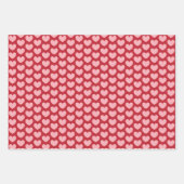 Pfeile Initials Personalisiert Valentine Geschenkpapier Set (Vorderseite 3)