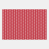 Pfeile Initials Personalisiert Valentine Geschenkpapier Set (Vorderseite)