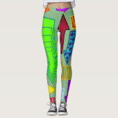 Pfeile Leggings (Vorderseite)