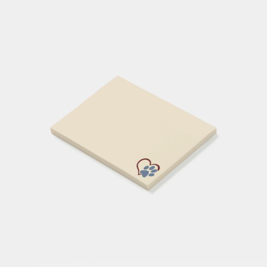 Pfeile n' Herz Post-it® Notes 4 x 3 Post-it Klebezettel (angewinkelt)