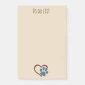 Pfeile n' Herz Post-it® Notes 4 x 6 Post-it Klebezettel (Vorderseite)