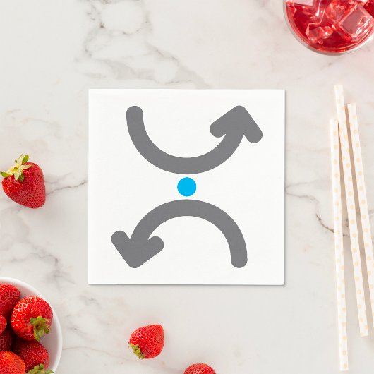 Pfeile Papier Napkins Serviette