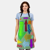 Pfeile Schürze (Getragen)