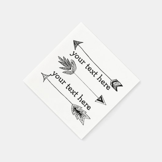 Pfeile Serviette (Ecke)