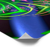 Pfeile Spiralmuster Poster (Ecke)