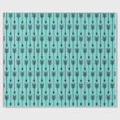 Pfeile trendy modernes Muster wählen eine FARBE Geschenkpapier (Flach)