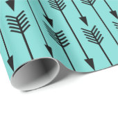 Pfeile trendy modernes Muster wählen eine FARBE Geschenkpapier (Rolleneckpunkt)