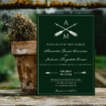 Pfeile und Monogramme Hochzeiten | Smarald Green Einladung<br><div class="desc">Mit dieser einfachen und modernen Hochzeitsveranstaltung laden wir Sie zu Ihrer Hochzeit ein. Einladende Design-Features gekreuzte Pfeile und Räume,  um Braut und Bräutigam Monogramm mit einem modernen und einfachen Text-Design zu personalisieren.</div>