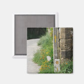 Pfeile und Muschel Magnet (Vorderseite/Rückseite)