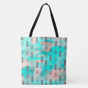 Pfeile und Wasserfarbe Tasche