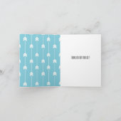 Pfeile Vielen Dank Dankeskarte (Innenseite)