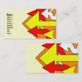 Pfeile Visitenkarte (Vorne/Hinten)