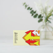 Pfeile Visitenkarte (Stehend Vorderseite)