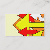 Pfeile Visitenkarte (Rückseite)
